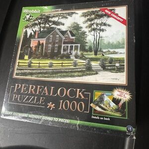 Perfalock Puzzle 1000-Piece - Green and Brown